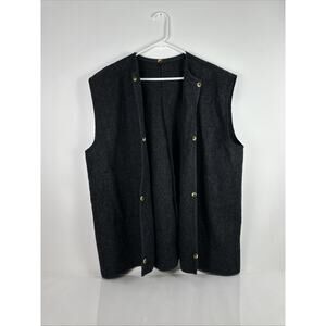 Driza-Bone Button In Liner Wool Blend Gray Size Large